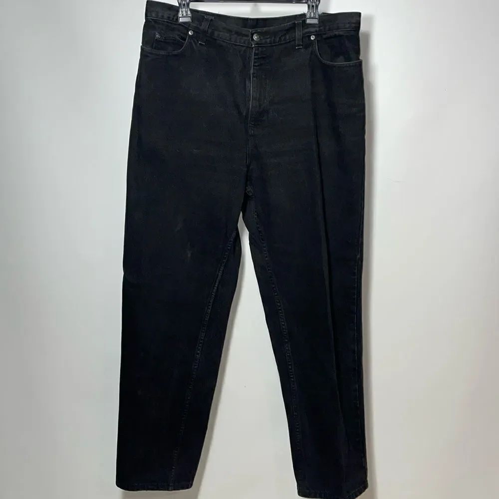 Lands end black jeans